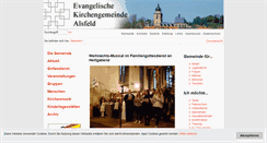 Desktop Screenshot of evangelische-kirche-alsfeld.de